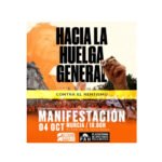 Manifestación en Murcia hacia la huelga general contra los desahucios y por el derecho a la vivienda.