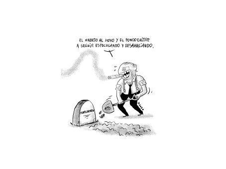 Un día más en la oficina del fondo buitre