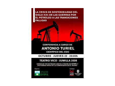 Conferencia de Antonio Turiel en Jumilla