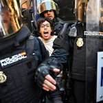 Una imagen tomada durante el desahuacio de Maricarmen el 23 de septiembre. Dani Gago.