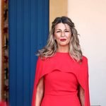 Yolanda Díaz en el desfile del 12 de octubre por el Día de la Hispanidad.